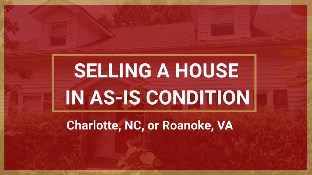 Benefits of Selling a House in "As Is" Condition
